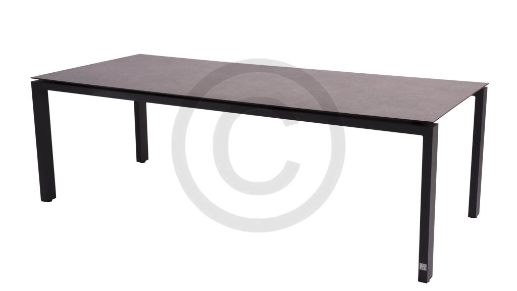 4seasons outdoor goa tafel anthracite dark hpl 280cm