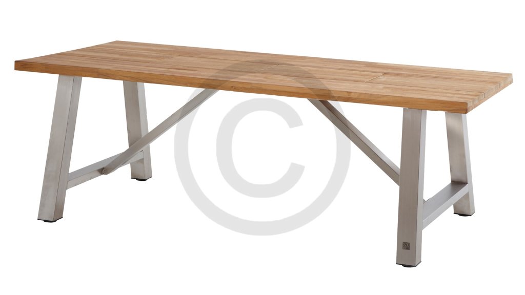 4 seasons outdoor icon tafel 240 rvs teak 