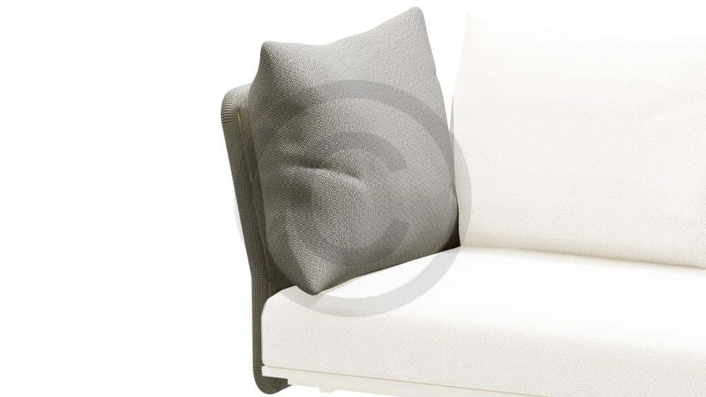 4seasons outdoor play back corner support with cushion 213715