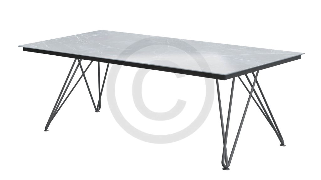 4seasons outdoor tampa tafel ceramic light marble table 