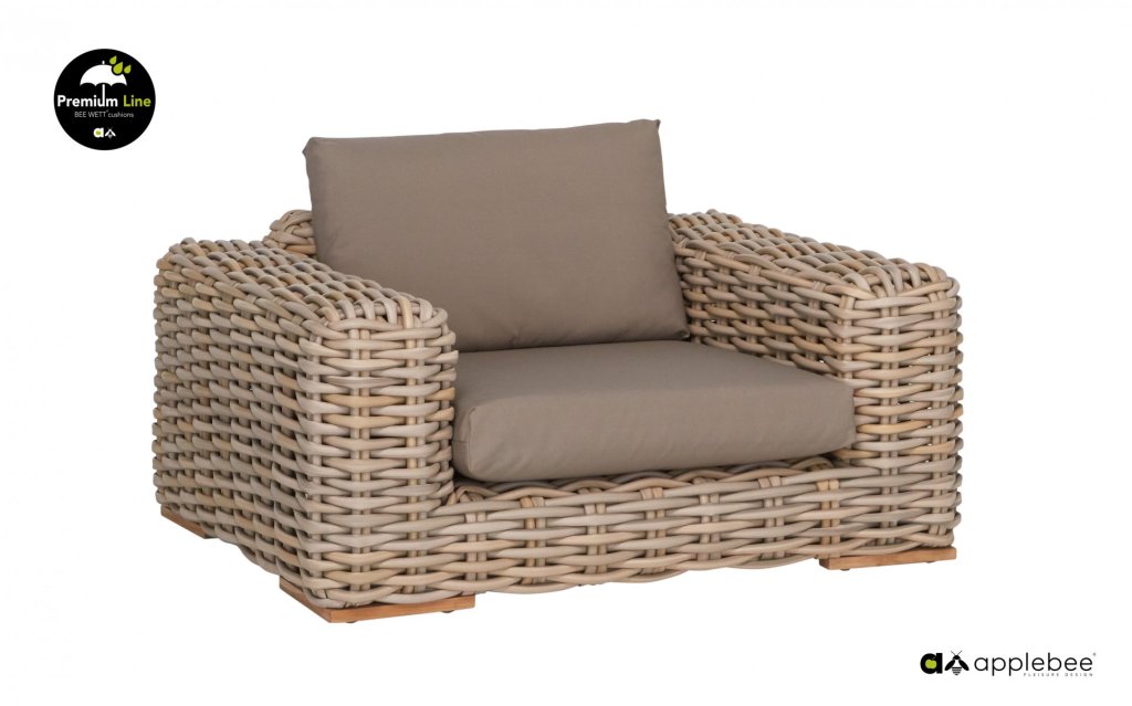 apple bee fff lounge stoel silk