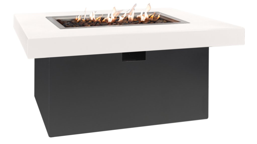  Easyfires Milano Vuurtafel Rechthoek Antraciet-Wit