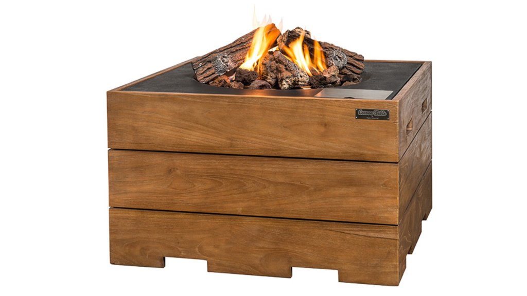 Happy Cocooning Cocoon Table Vierkant Teak Zwart