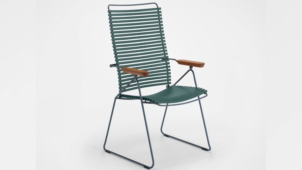 houe click posision stoel pine green