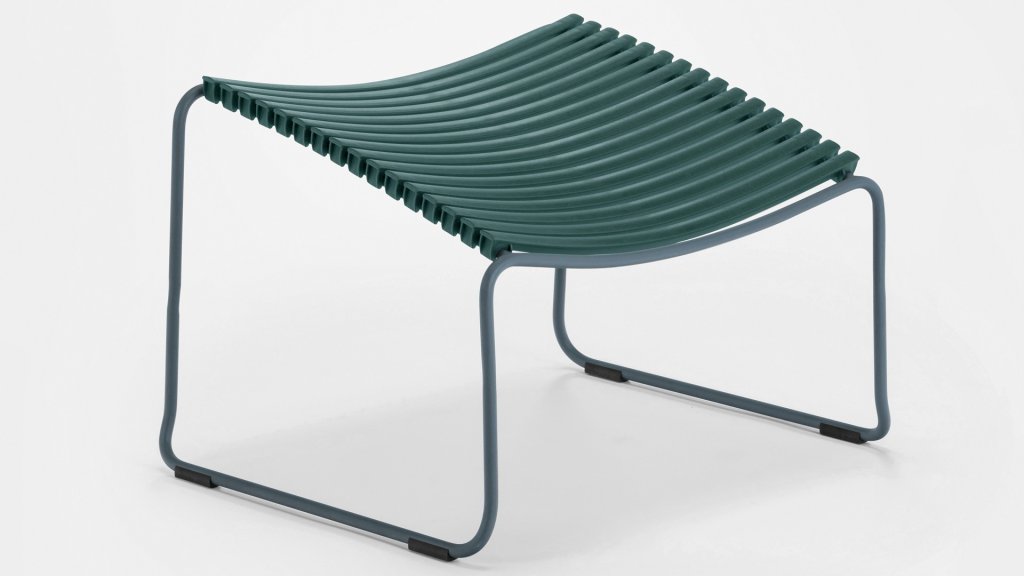 houe click voetenbank pine green