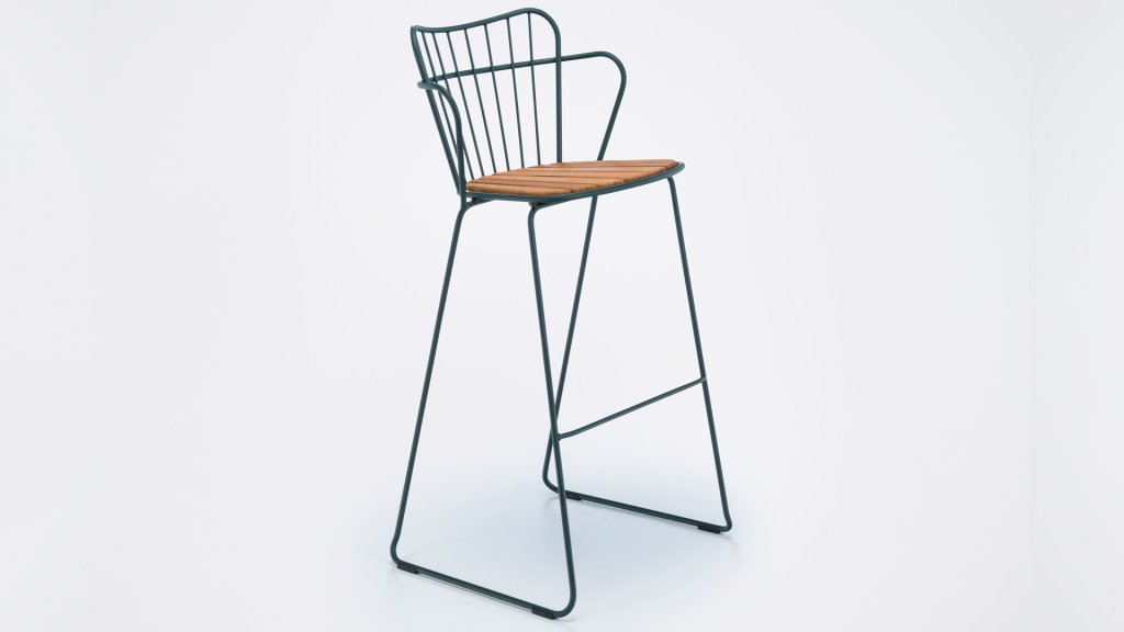 houe poan barstoel pine green 