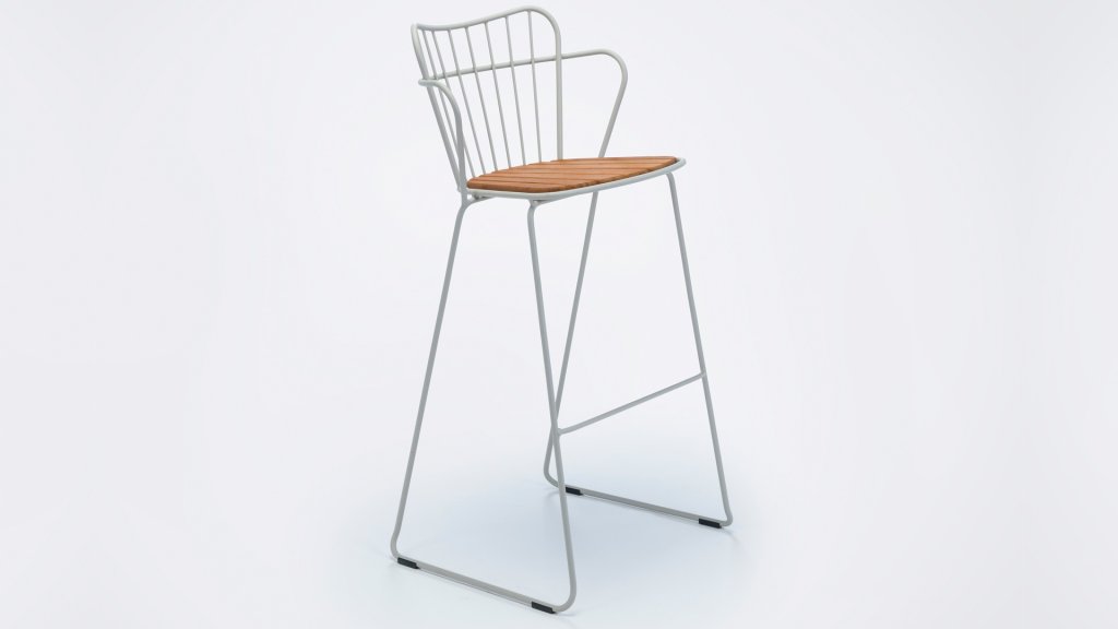 houe poan barstoel taupe 