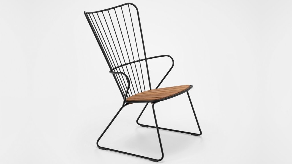 houe poan loungestoel black 1