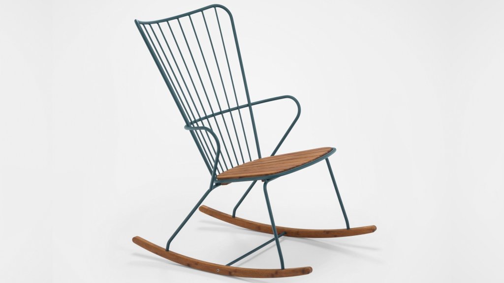 houe poan rocking chair pine green 1