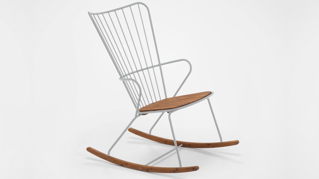 houe poan rocking chair taupe 1