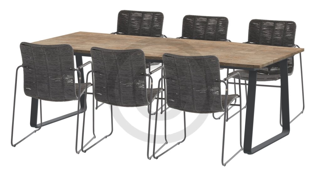 taste 4seasons palma anthracite dining 