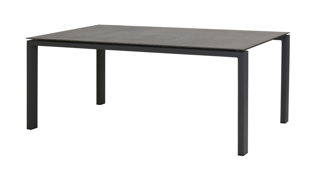 taste 4seasons lafite tafel 220cm matt carbon spraystone
