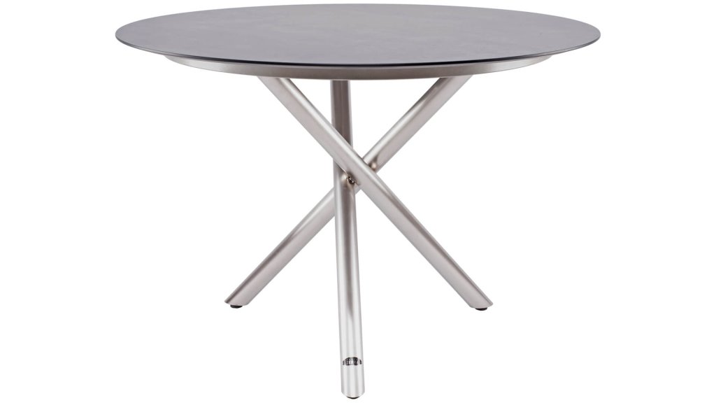zebra mikado tafel rvs laminaat beton 110cm