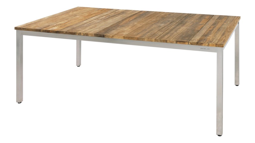 zebra naxos tafel 180cm rvs teak