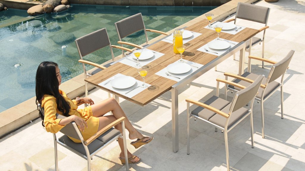 zebra quadux tuinset dining