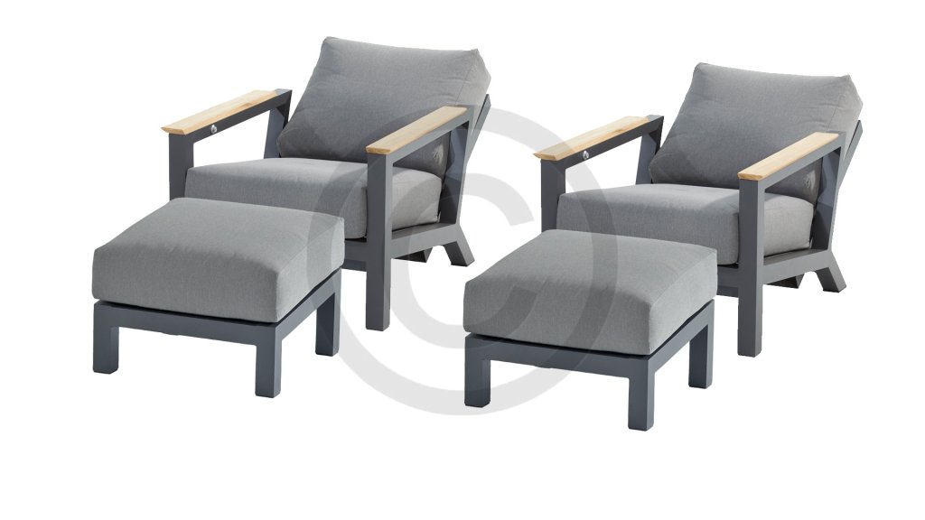 4 seasons outdoor capitol recliner loungeset