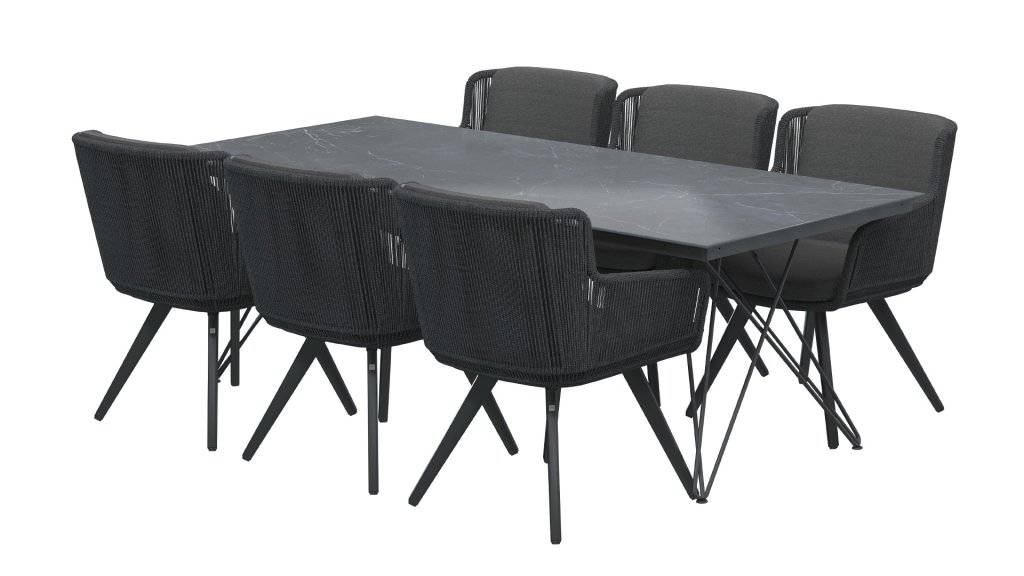 4seasons outdoor flores dining anthracite 213730 