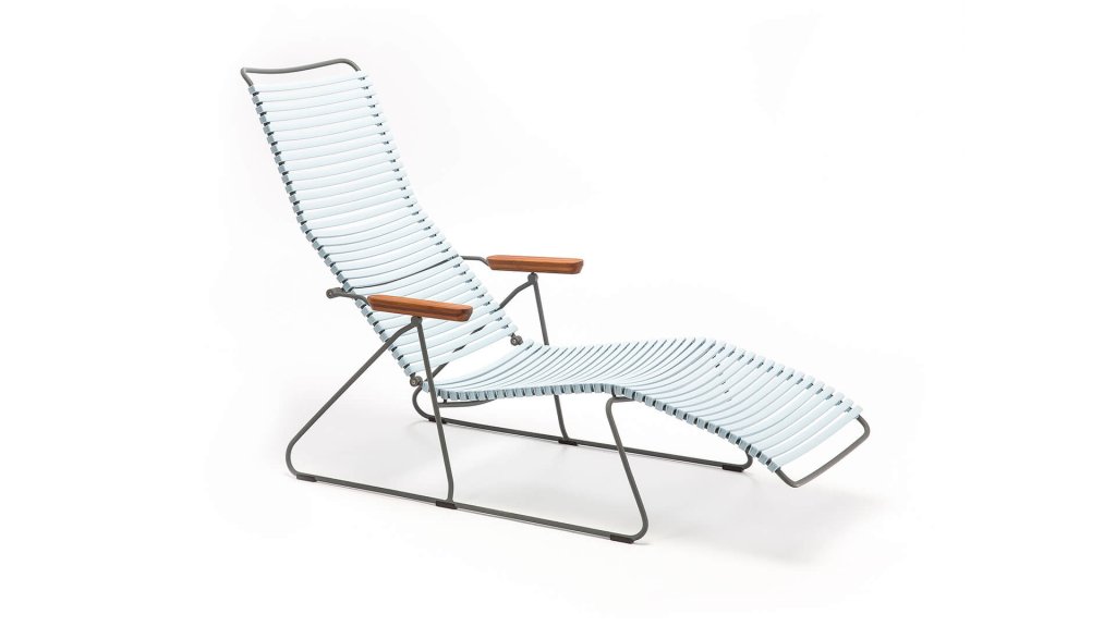 houe click sunlounger dusty blue