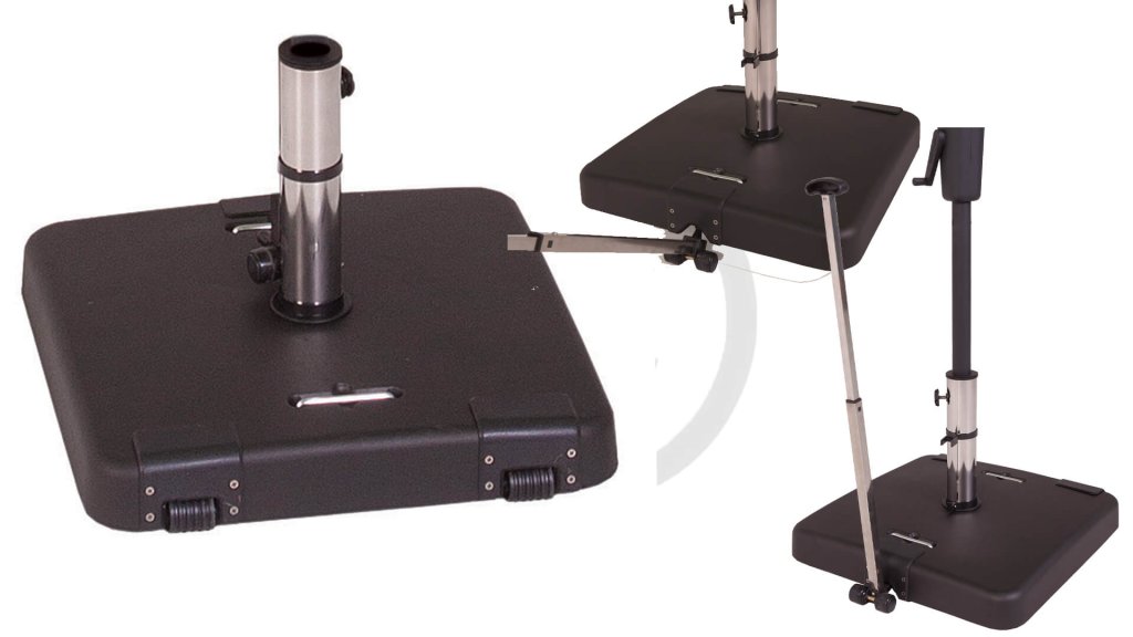 madison parasol base 55kg luxe