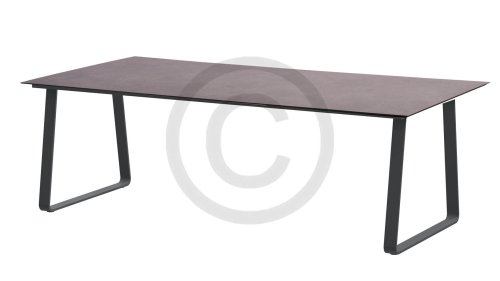 4seasons outdoor konos tafel antracite hpl dark grey