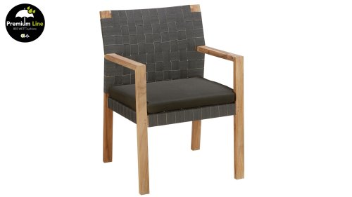 applebee square stoel belt black stone