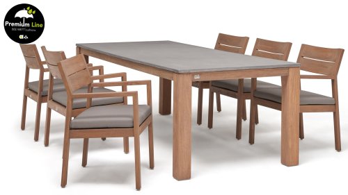 applebee square teak set tafel berkeley set 2