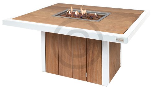 Easyfires River Vuurtafel Rechthoek Wit