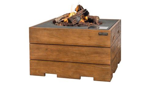 Happy Cocooning Cocoon Table Vierkant Teak Antraciet