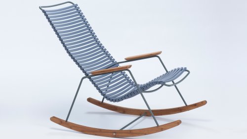 houe click rocking chair pigeon blue