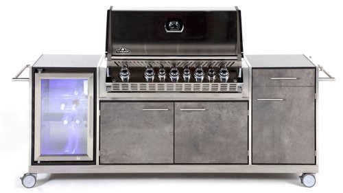 niehoff buitenkeuken pro met uittreksel cement