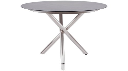 zebra mikado tafel rvs laminaat beton 110cm