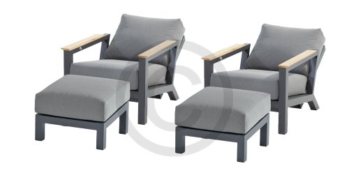 4 seasons outdoor capitol recliner loungeset