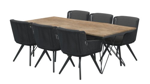 4seasons outdoor flores dining anthracite 213730 