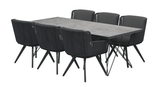 4seasons outdoor flores dining anthracite 213730 