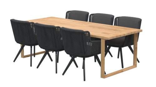 4seasons outdoor flores dining anthracite 213730 