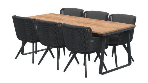 4seasons outdoor flores dining anthracite 213730 