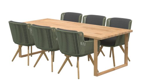 4seasons outdoor flores dining green 213732 