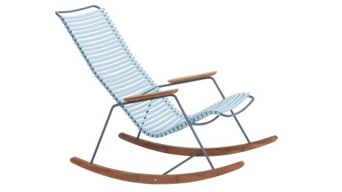 houe click lounge rocking black dusty blue light